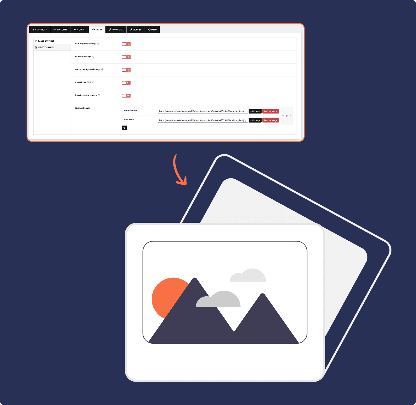 Advanced image controls for perfect dark mode in WordPress - Darkify Plugin