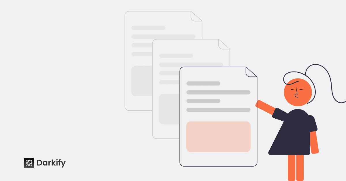 When and why to exclude specific pages from dark mode in WordPress - Darkify Plugin