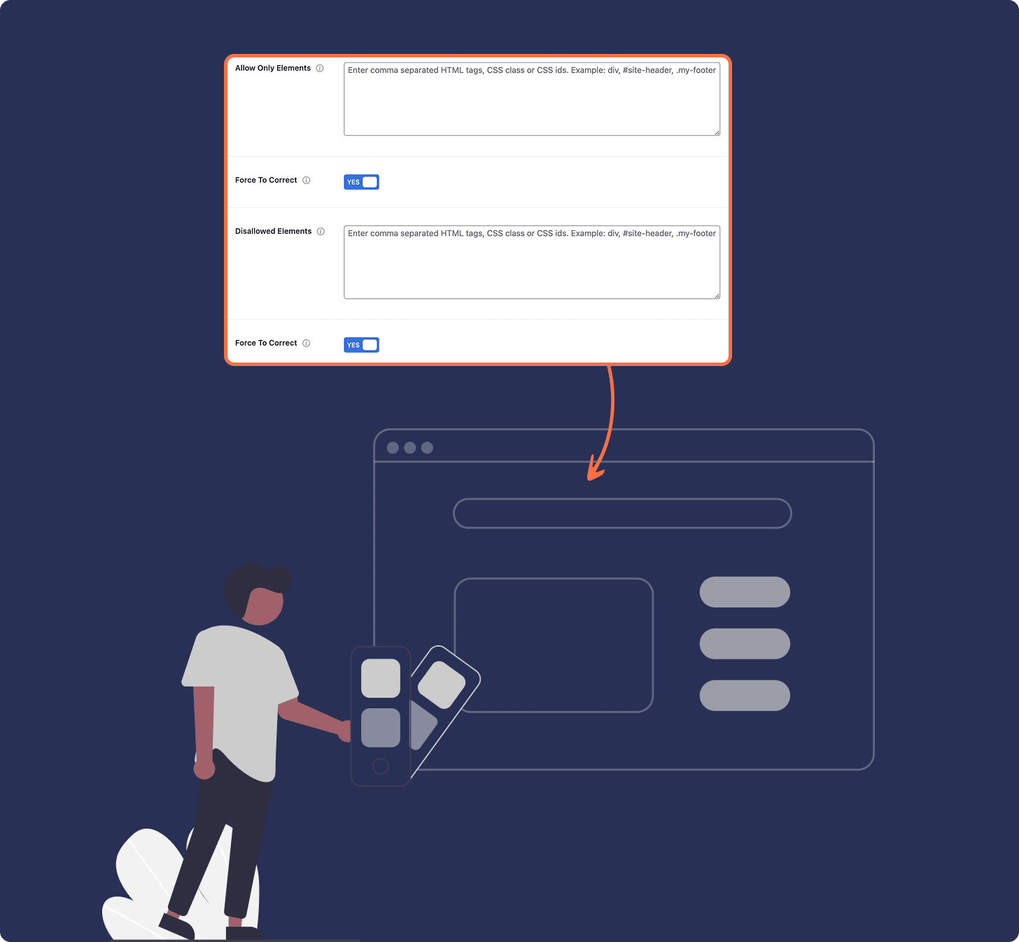 Precise element targeting with HTML and CSS controls for dark mode - Darkify Plugin
