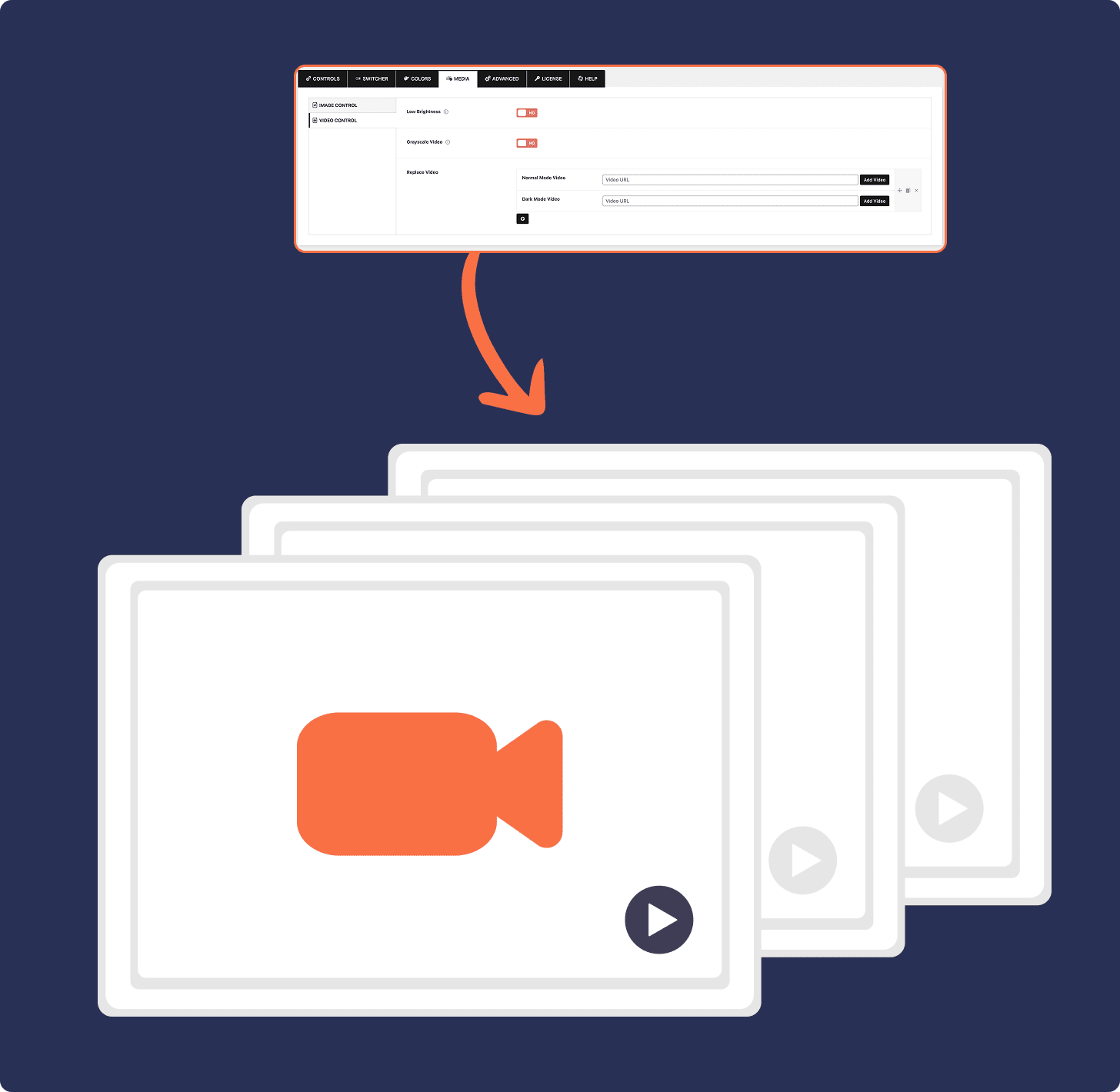 Advanced video controls for seamless dark mode experience in WordPress - Darkify Plugin