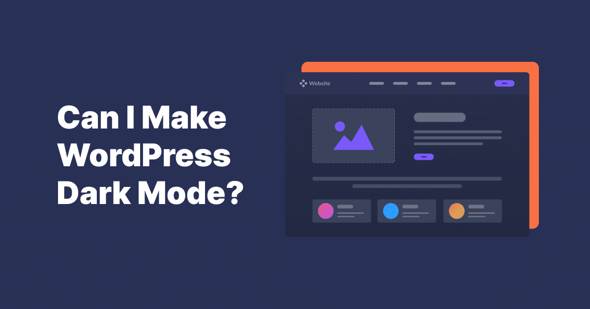 Can I Make WordPress Dark Mode?