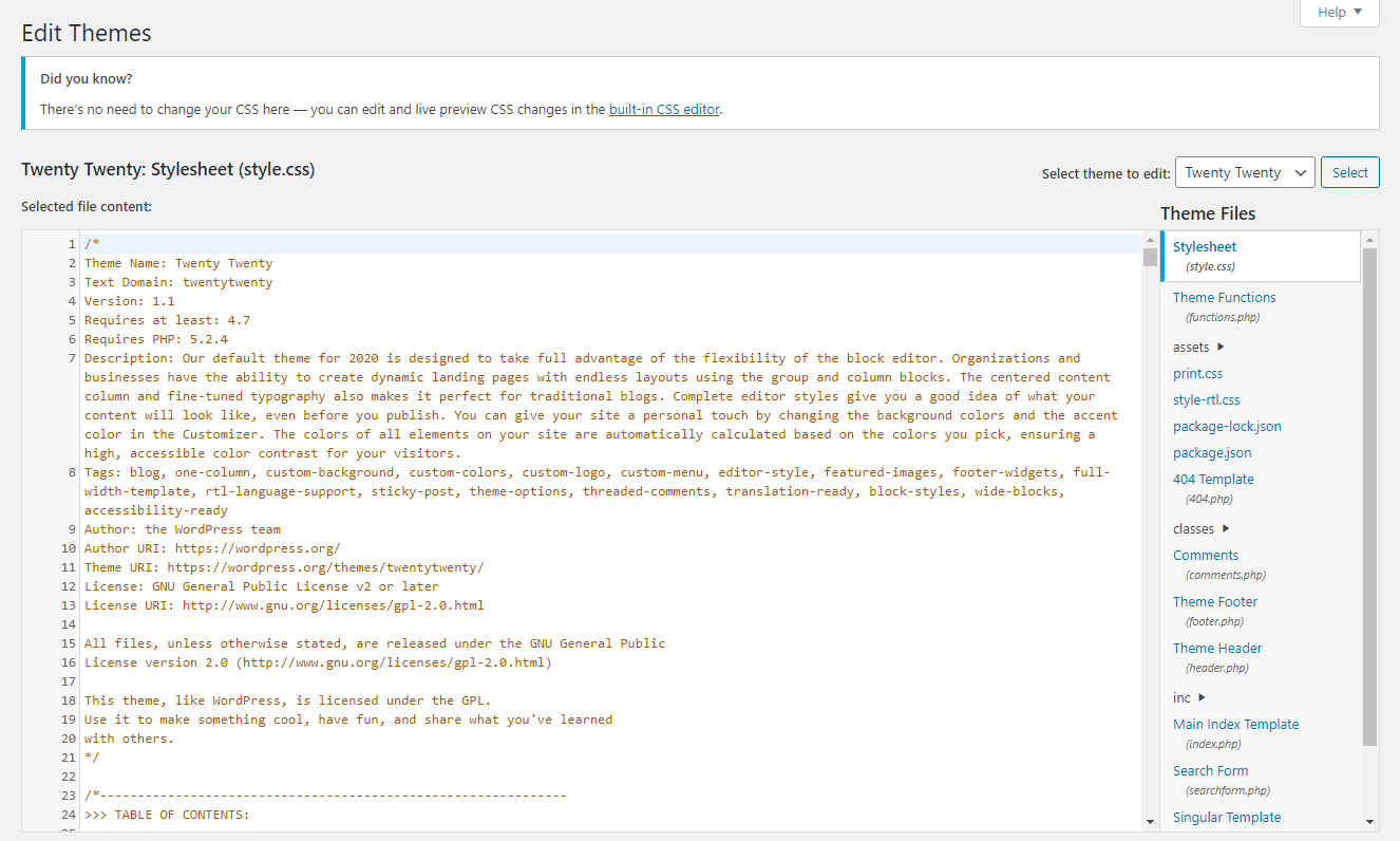 Add Dark Mode with Manual CSS in style.css
