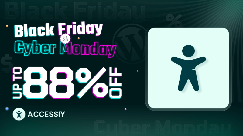 Accessiy Black Friday Cyber Monday Sale