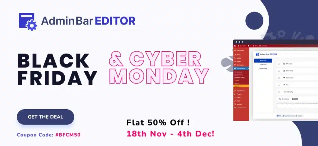 Admin Bar Editor