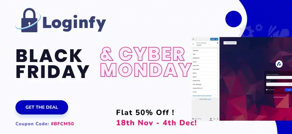 Loginfy - Custom WordPress login page