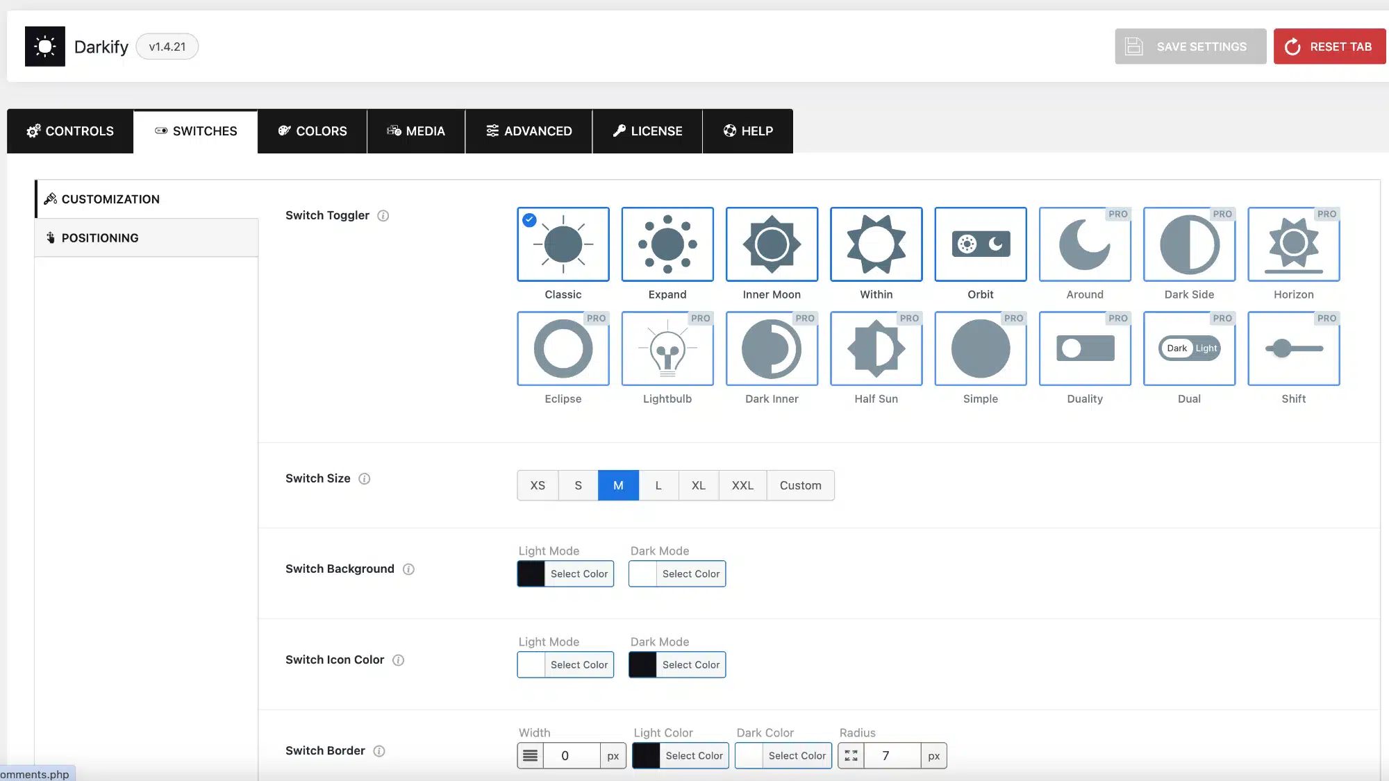 Darkify Dark Mode Switcher
