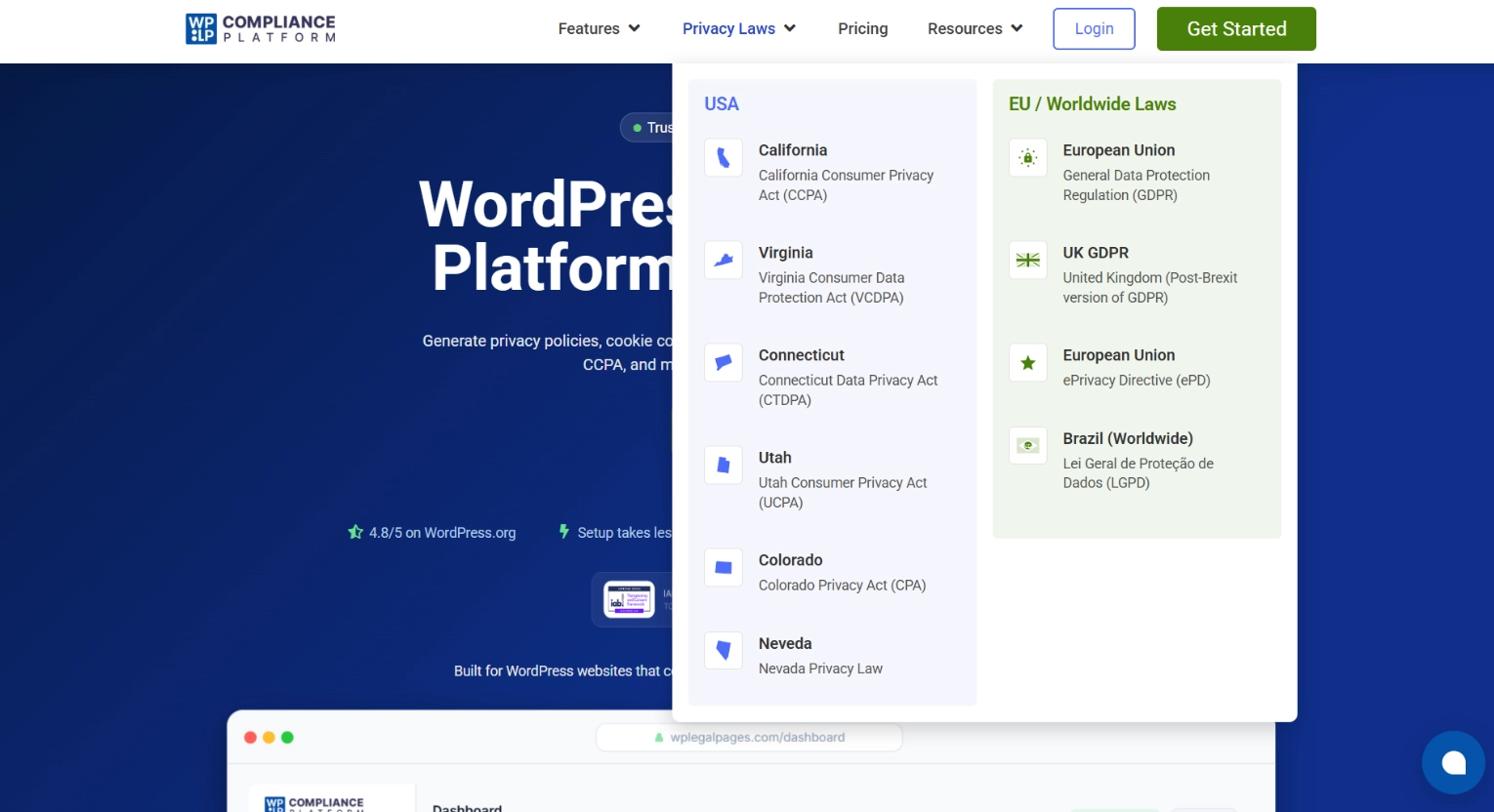Global Law Coverage under WPLP