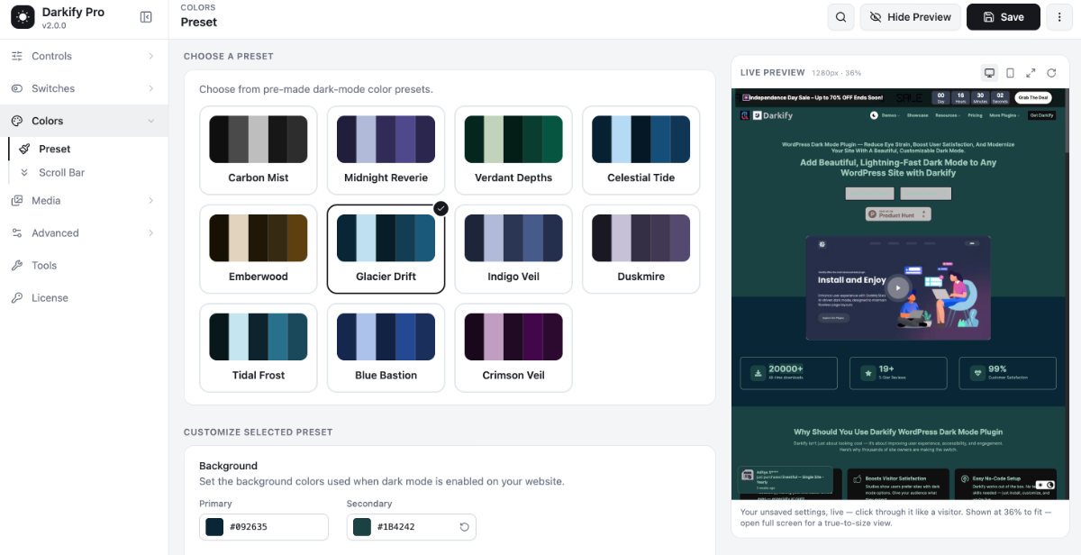 Darkify Color Scheme
