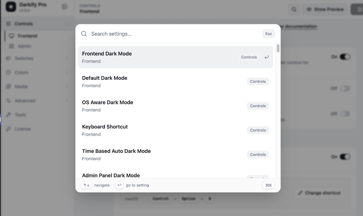 Darkify Dark Mode Instant Search
