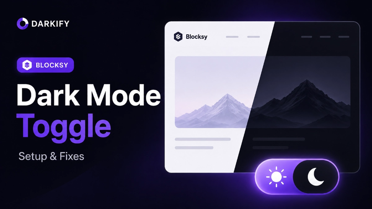 Blocksy Dark Mode Toggle