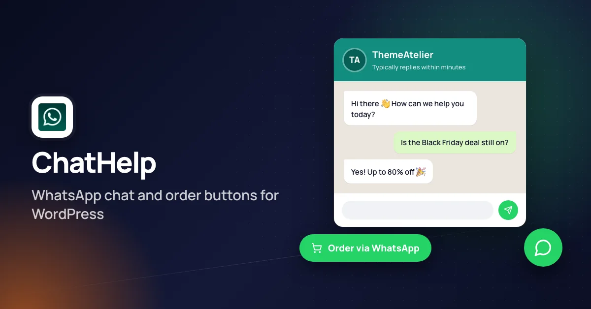ChatHelp – one of the best WordPress Christmas and New Year deals 2026